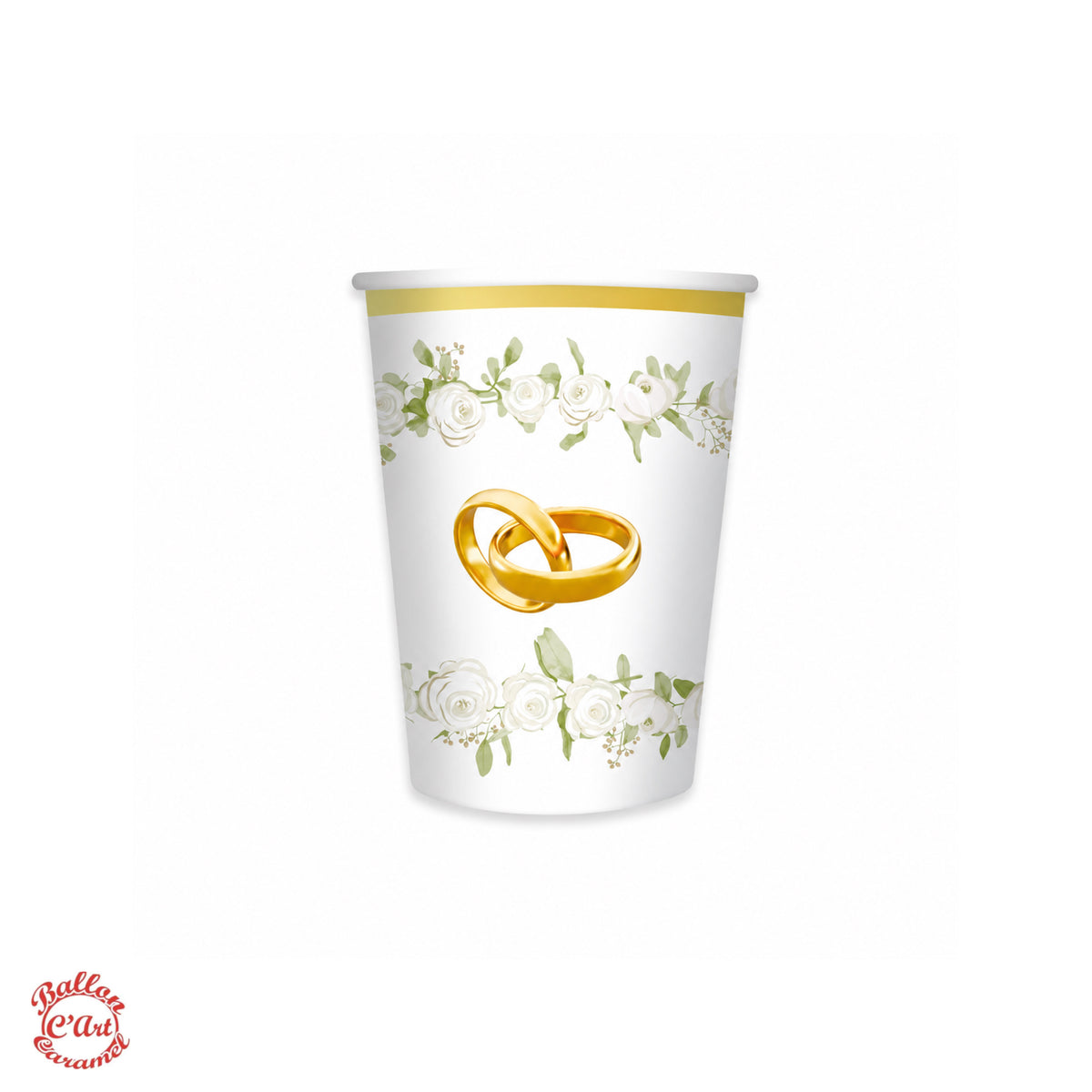 Bicchieri 200 ml Matrimonio e/o Promessa 6 pezzi