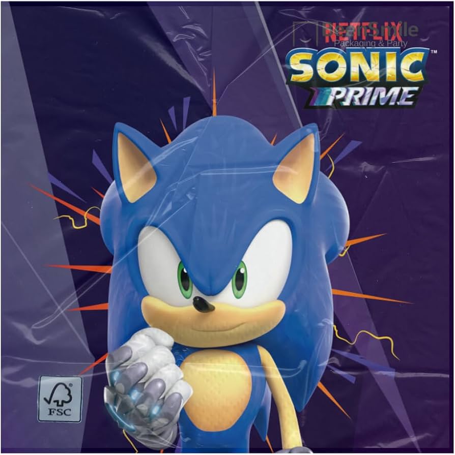 Tovaglioli 33 x 33 cm Super Sonic 20 pezzi