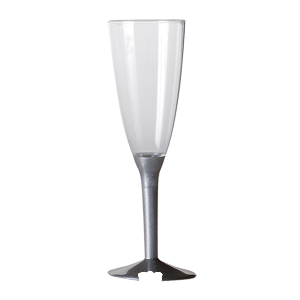 Flutes Crystal base Argento (6pz)