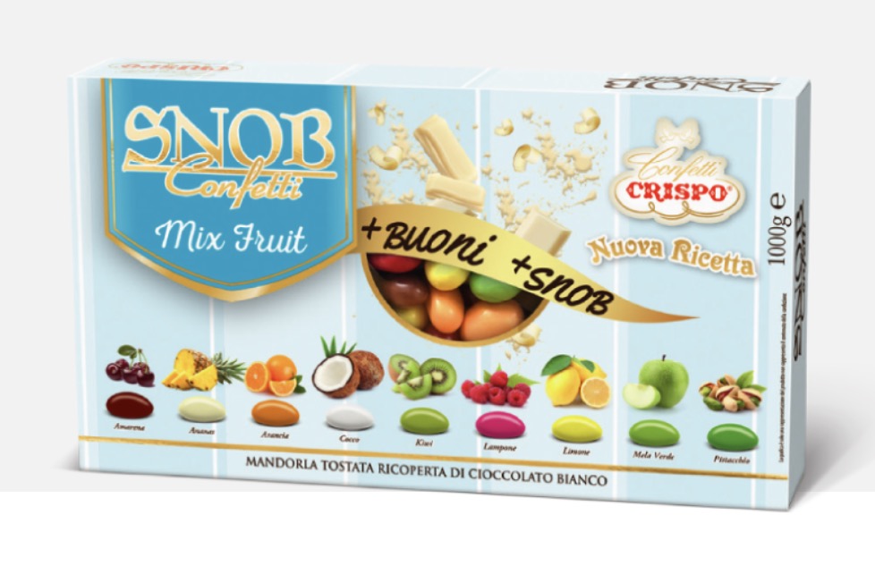 Confetti Snob Mix Fruit Colori Assortiti - 1kg