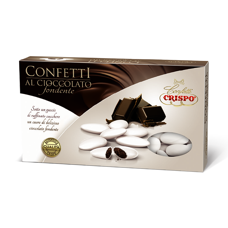 Confetti al Cioccolato Fondente Bianchi (1kg)