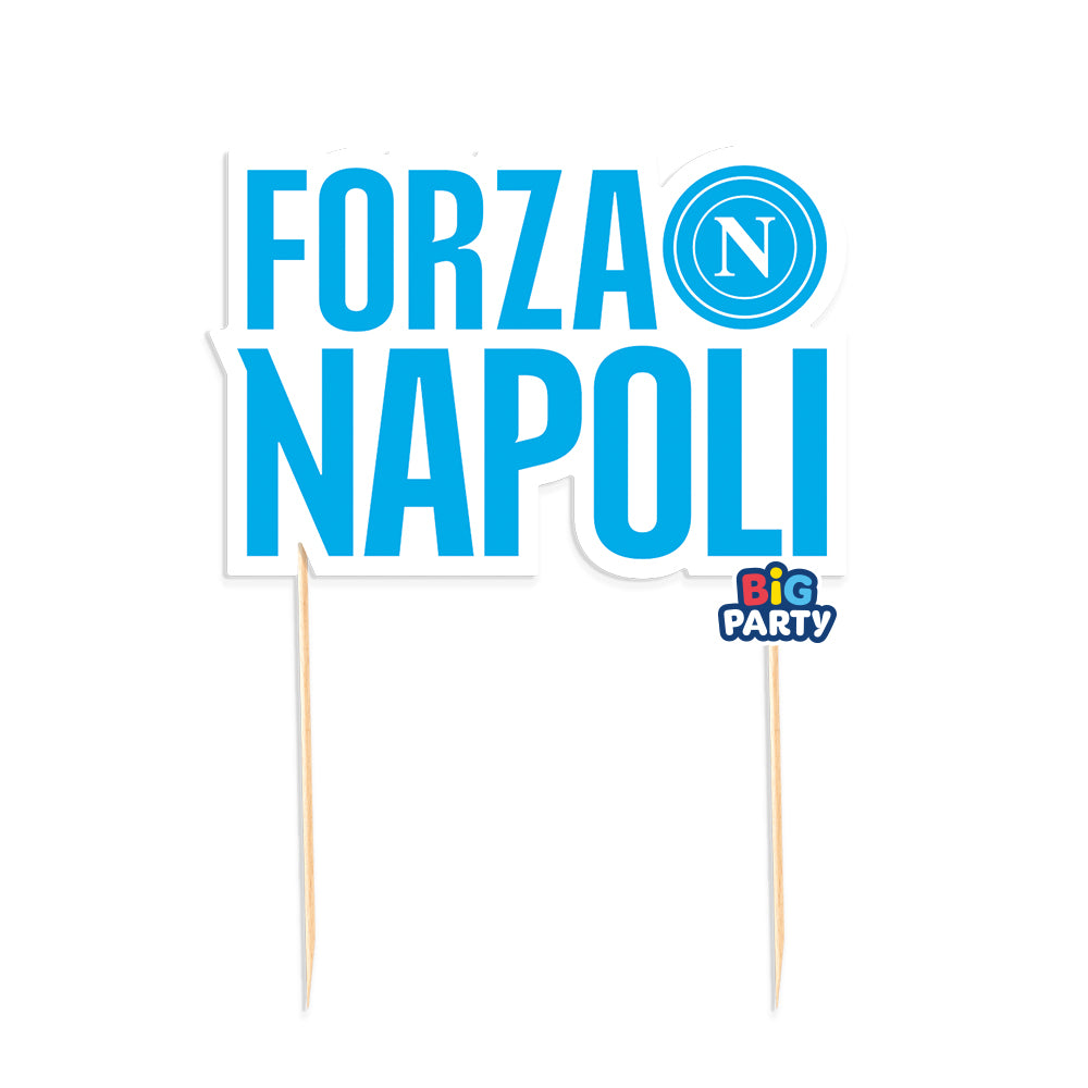 Cake Topper in carta SSC Napoli