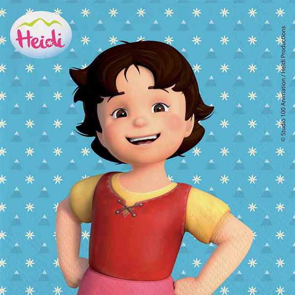 Tovaglioli 33 x 33 cm Heidi 20 pezzi