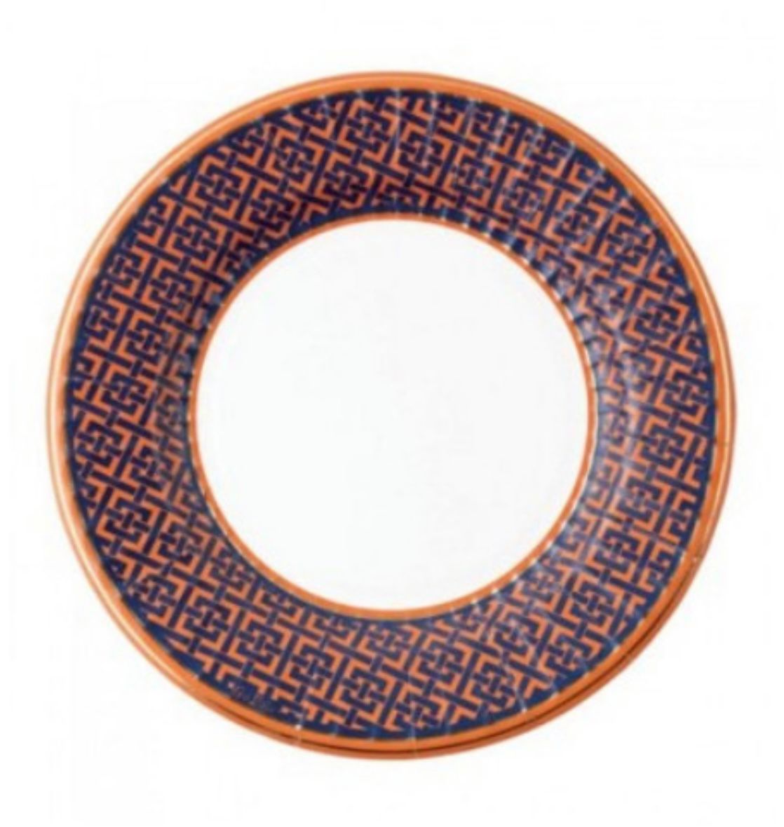 Piatti 21 cm Blu&Arancio 8 pezzi