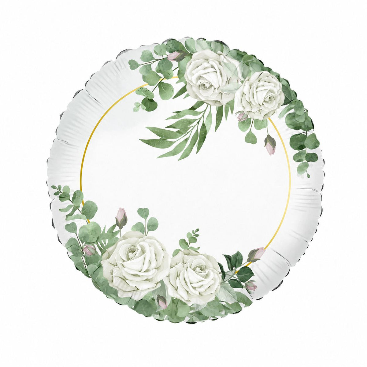 Palloncino Foil Tondo 45 cm Eucalipto