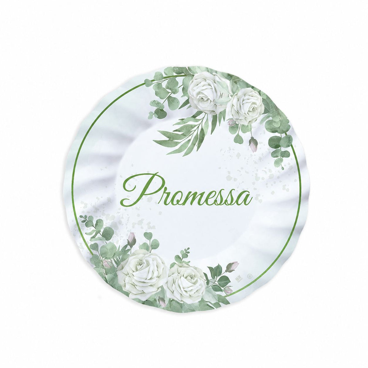 Piatti 20 cm "Promessa" Eucalipto 6 pezzi