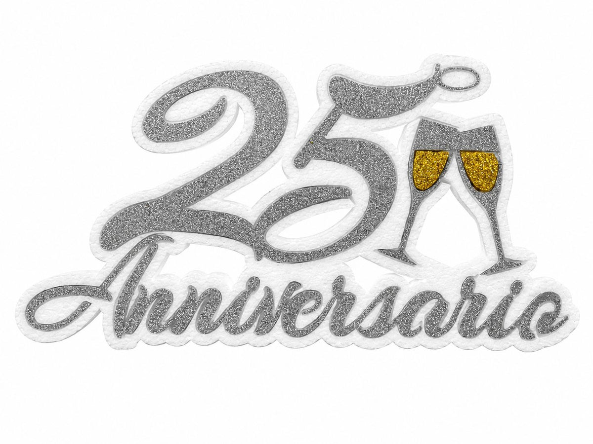 "25° Anniversario" con Calici Argento