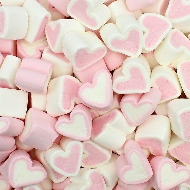 Cuori bianco rosa (1kg)