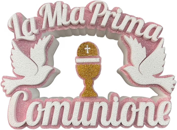 La mia Prima Comunione Rosa