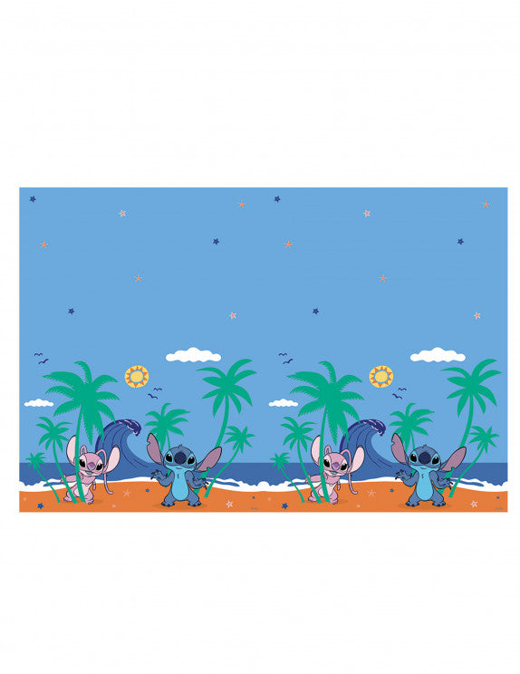 Tovaglia plastica 120x180 cm Stitch & Angel 1 pz