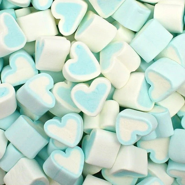 Cuori bianco azzurri (1kg)