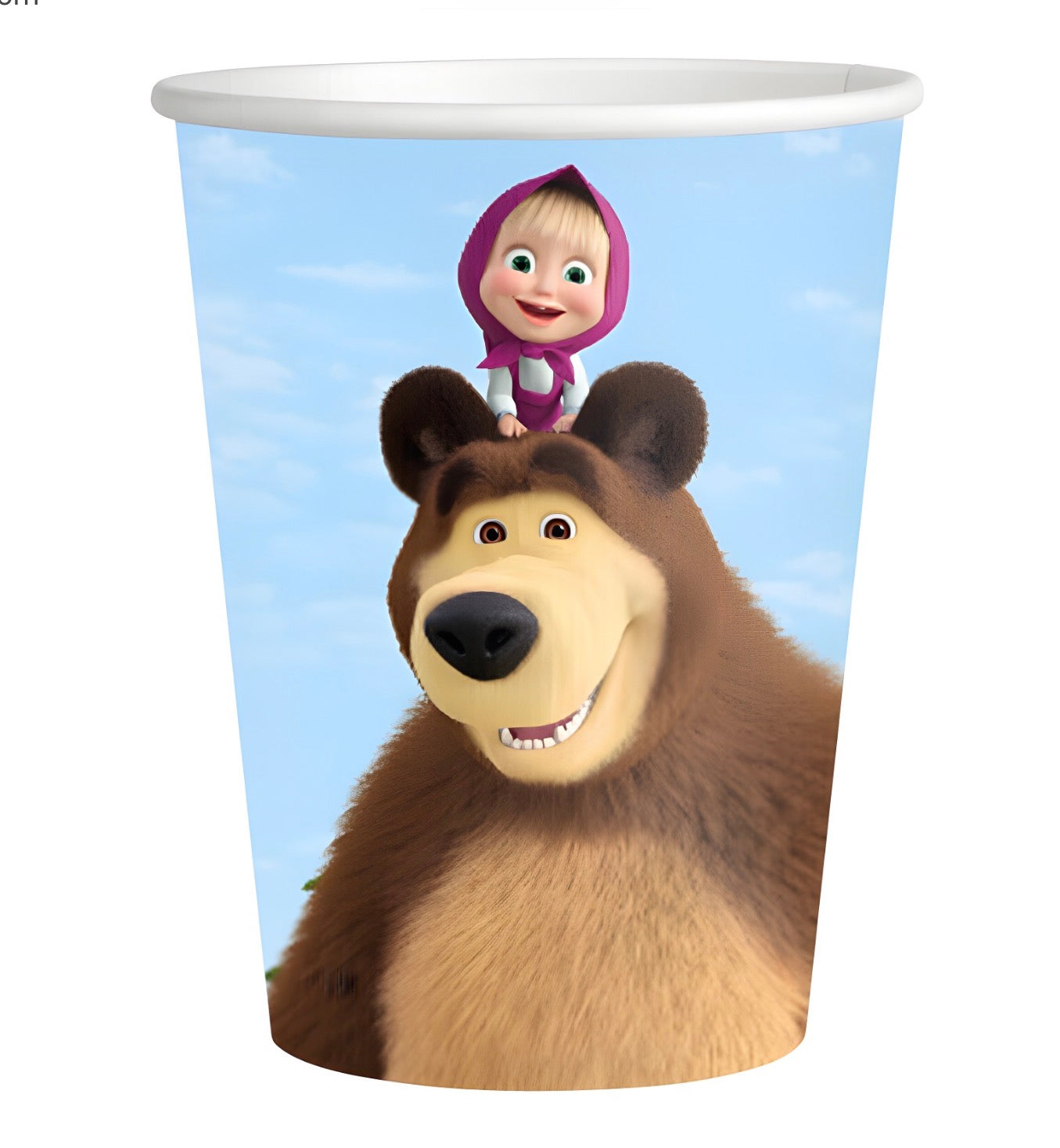 Bicchiere carta 200ml Masha e Orso 8pz