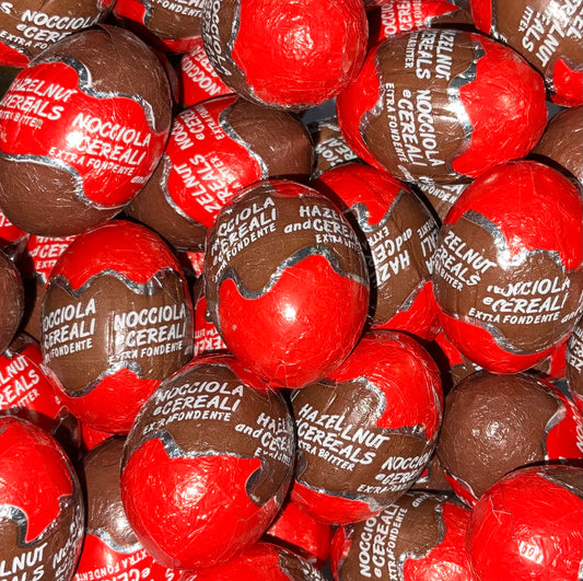 Ovetti 12gr Extrafondente ripieni crema nocciola con cereali (incarto anonimo) (1kg)