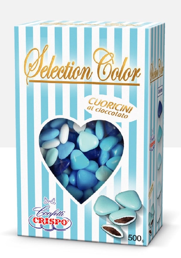 Selection Color Cuoricini Mignon Celeste - 500gr