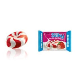 Silky panna e fragola - senza zucchero - 1kg