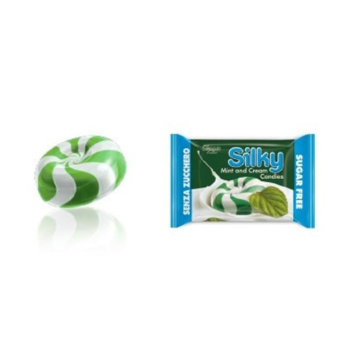 Silky panna e menta - senza zucchero - 1kg