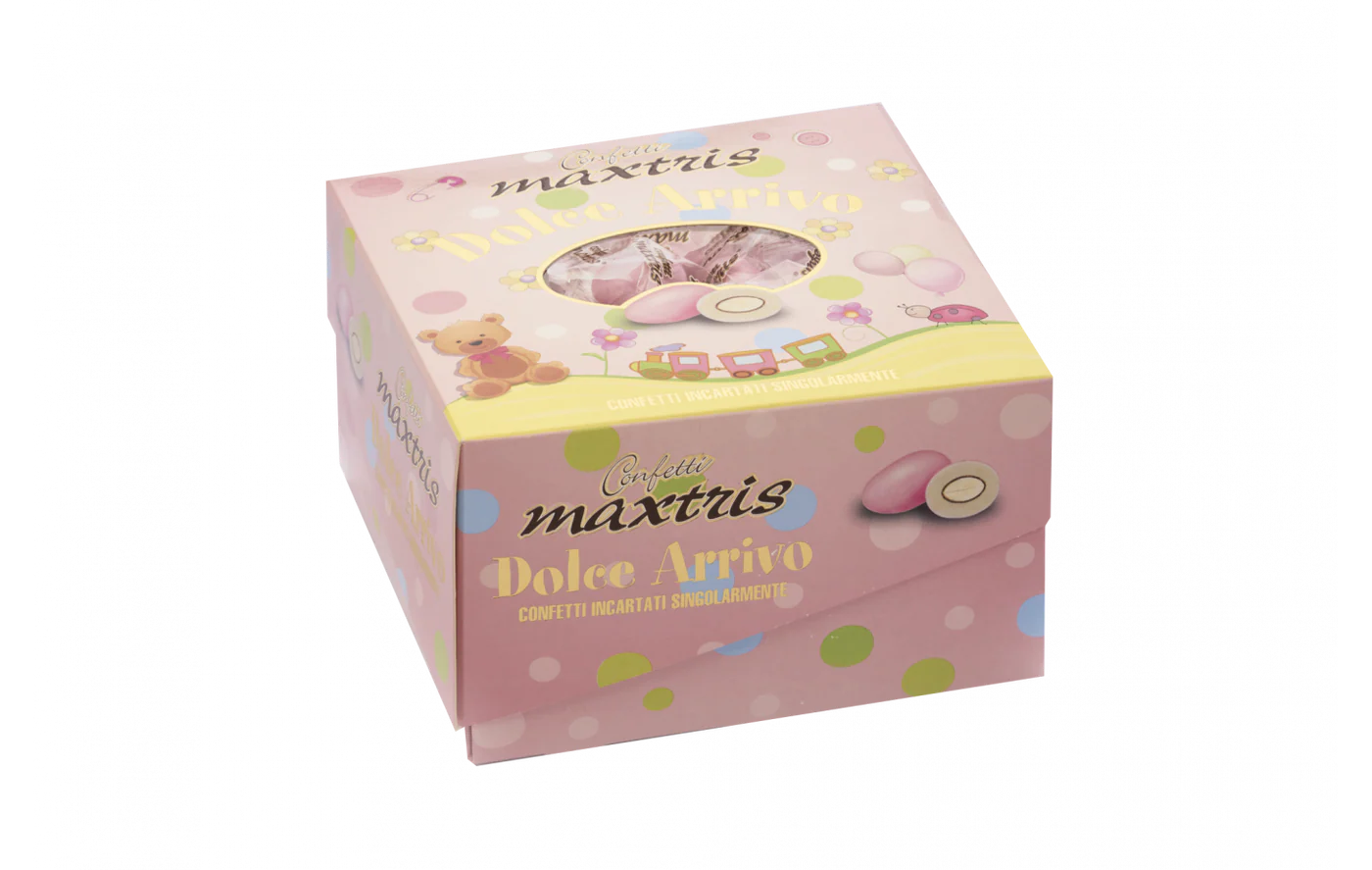 Vassoio Dolce Arrivo Rosa (500gr)
