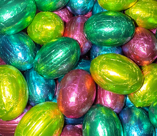 Mix Ovetti 12gr Duo con cioccolato al latte ripieno crema latte e crema nocciola con cereali (1kg)