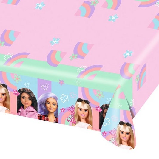 Tovaglia carta 120 x 180 cm Barbie sweet Life 1 pz