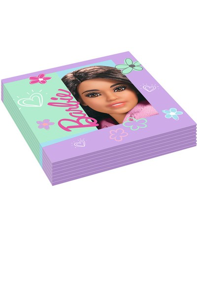 Tovaglioli 33 x 33 cm Barbie Sweet Life 16 pezzi