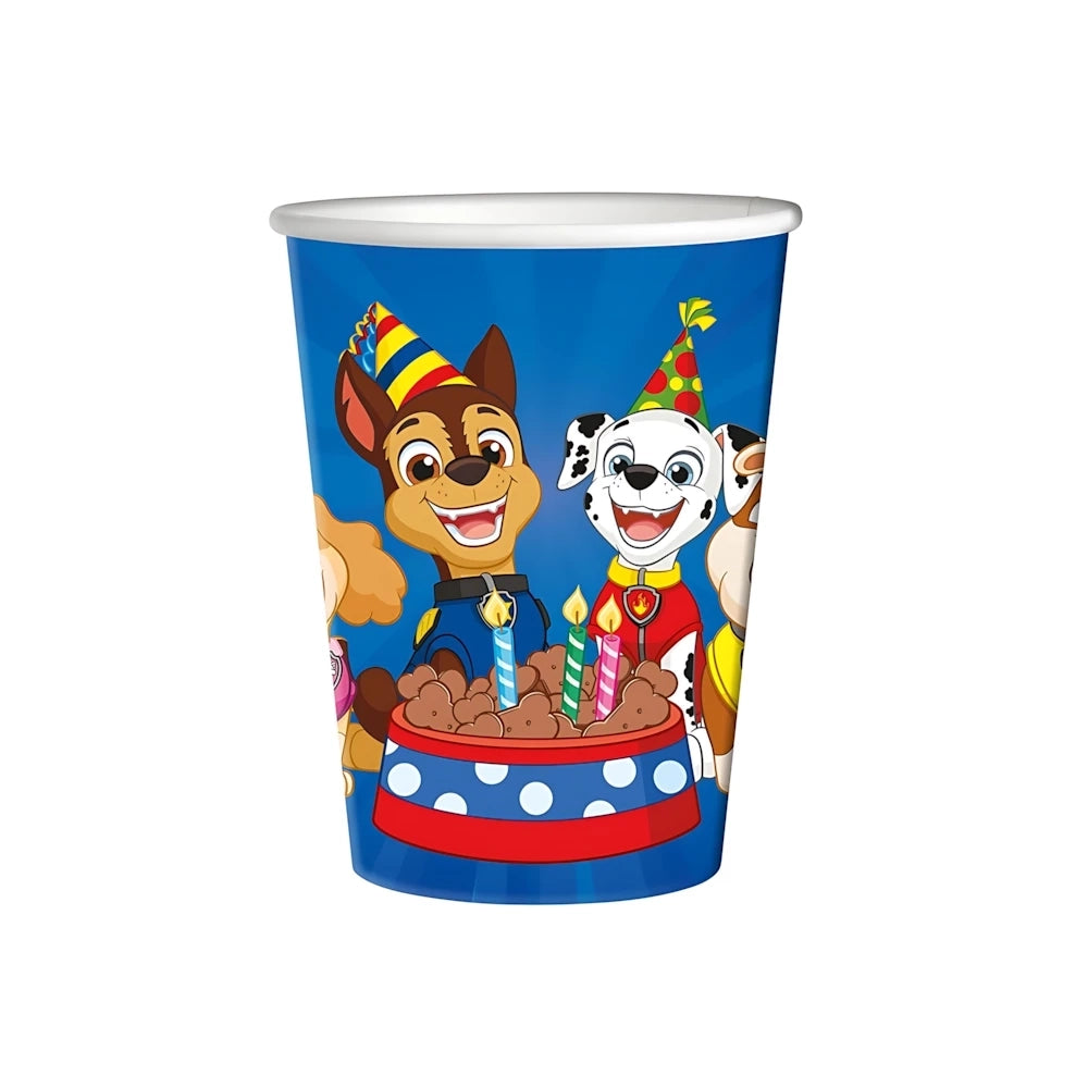 Bicchieri Paw Patrol 250ml in carta, 8pz