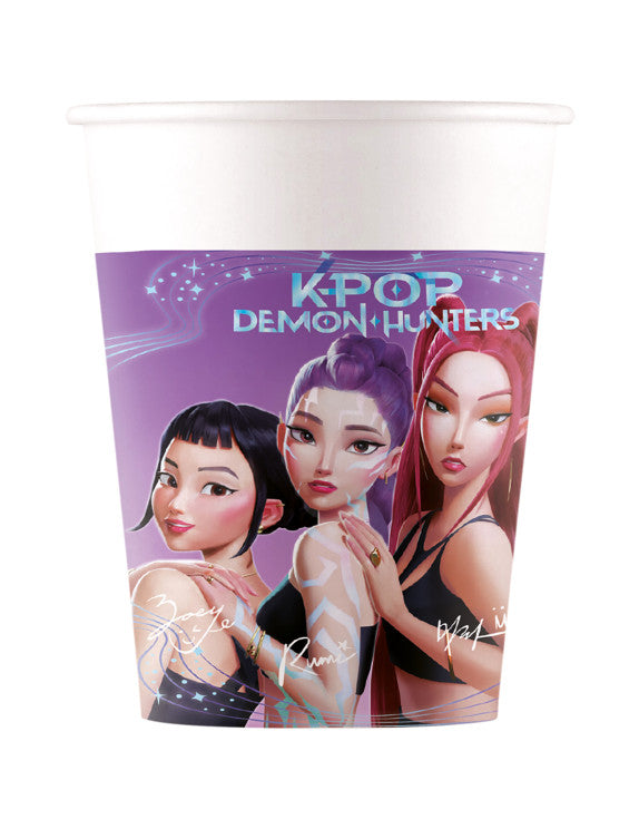 Bicchieri K-Pop Demon Hunters 8pz