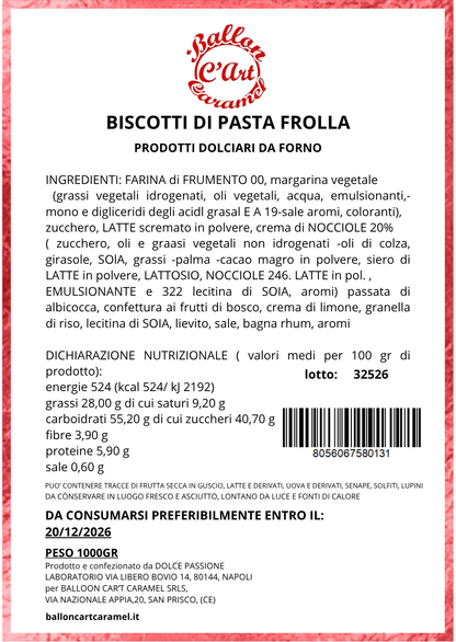 Biscotti di pasta frolla 1kg