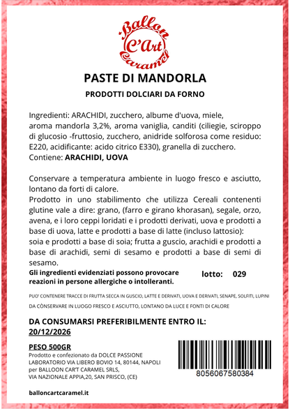 Paste di mandorla 500gr