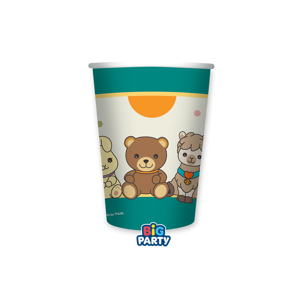 6 Bicchieri 250 cc Teddy Friends by THUN