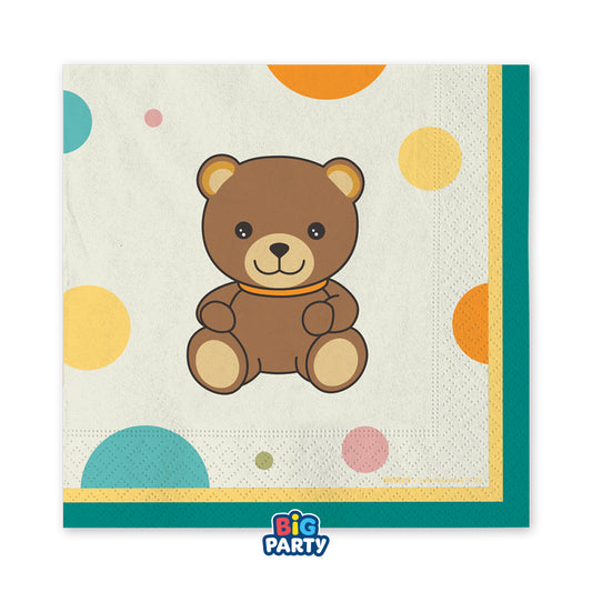 16 Tovaglioli 33 x 33 cm Teddy Friends by THUN