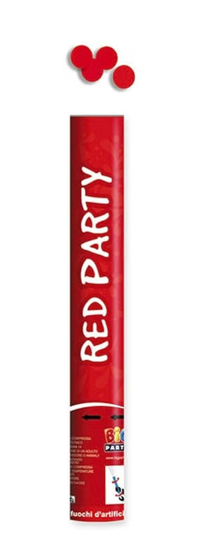 Cannone Sparacoriandoli 40 cm Monocolore Rosso