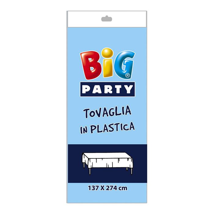 Tovaglia in plastica 137 x 274 cm Celeste