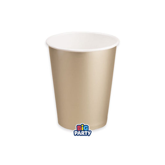 Bicchieri 250 cc Wavy Champagne Satin 6 pezzi