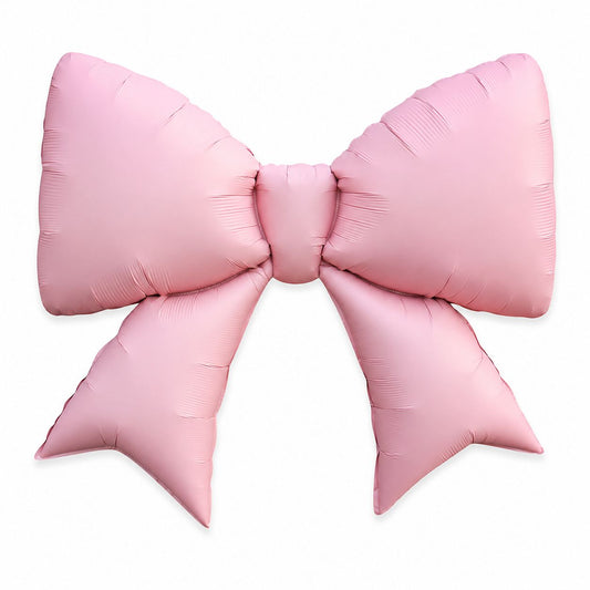 Palloncino Foil a Forma di Fiocco Giant 98 x 75 cm Rosa